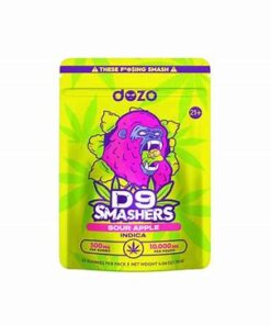 Dozo D9 Smashers Gummies Indica Sour Apple 10000 MG