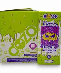 Dozo Live Hash Rosin+THC-A Disposables Animal Cookies 2.5g