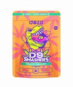 Dozo D9 Smashers Gummies Hybrid Peach Mango 10000 MG