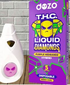 DOZO LIQUID DIAMONDS DELTA DISPOSABLE Purple Headbandz 5g